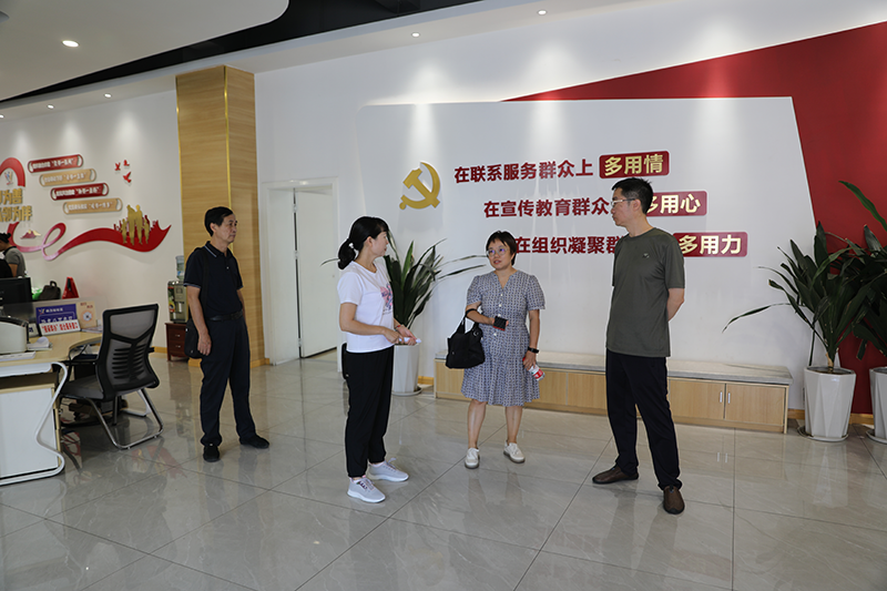 市科协领导赴西区动力站社区调研科普园地建设  强调以科普助力共同富裕